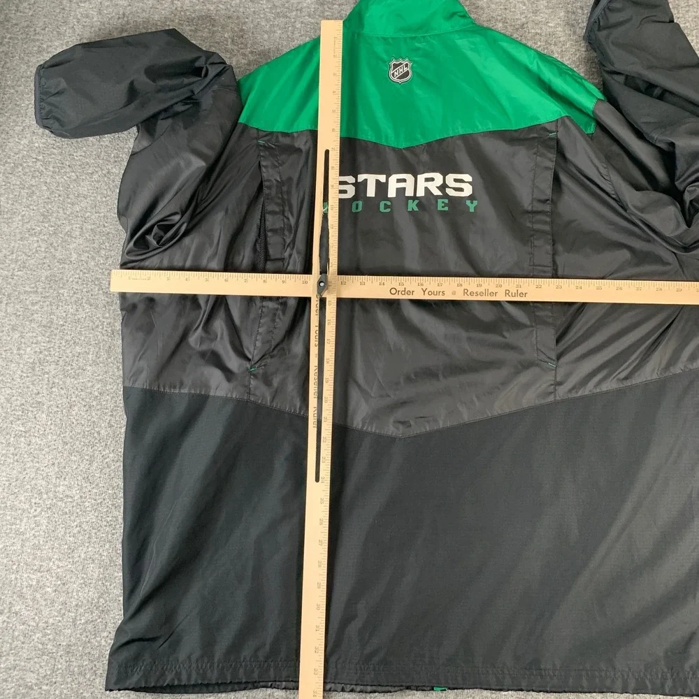 Dallas Stars Jacket Men 3XL Center Ice Collection Full Zip Reebok Kinetic Fit